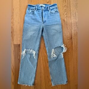 Abercrombie & Fitch The 90’s straight ultra High Rise Jeans size 26 short